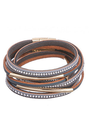 Maisie Magnetic Bracelet - Gray