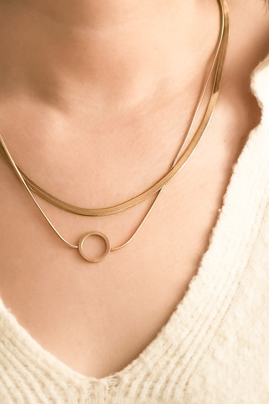 Miracle 18K Layered Gold Necklace