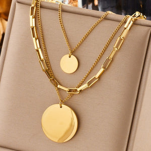 Maggie 18K Layered Gold Necklace