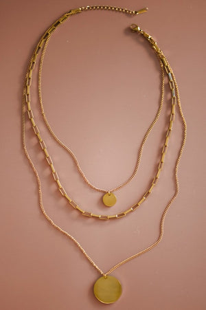 Maggie 18K Layered Gold Necklace