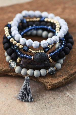 Mercedes Beaded Bracelet Set