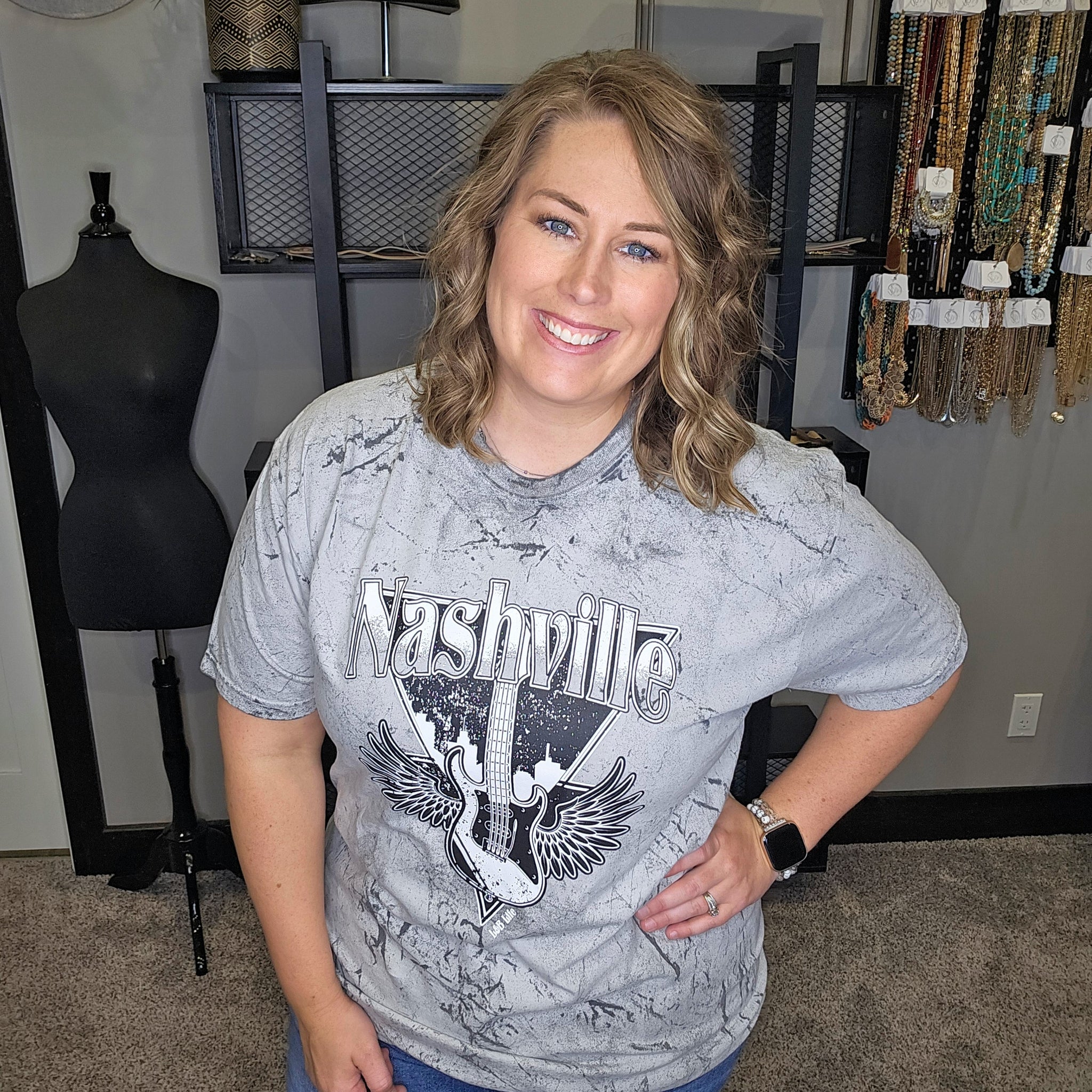 Nashville Guitar Graphic Tee