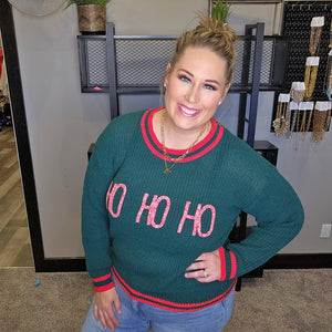 Retro Ho Ho Ho Sweater Top