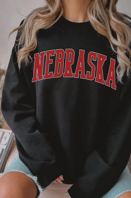 Nebraska Puff Graphic Sweatshirt