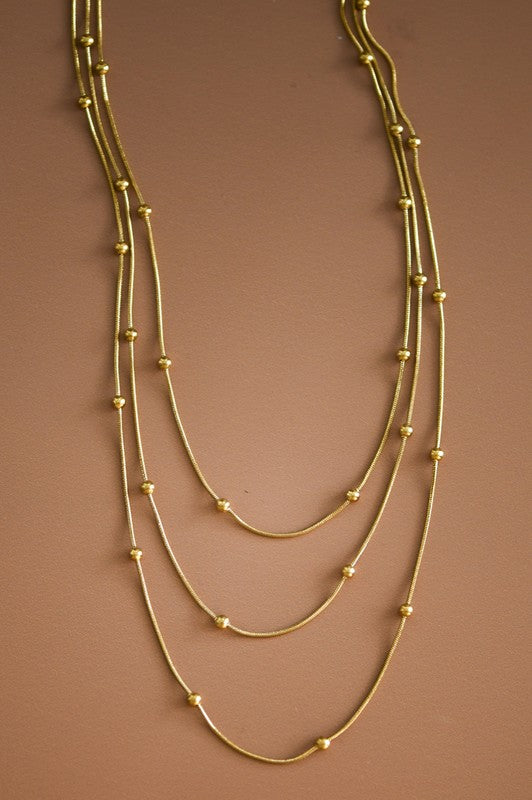 Miranda 18K Layered Necklace - Gold