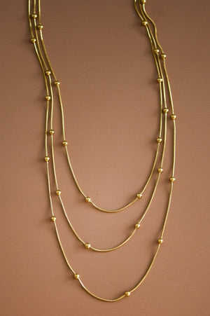 Miranda 18K Layered Necklace - Gold