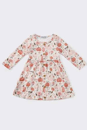 KIDS - Pink Pumpkin Dress - Toddler/Kids