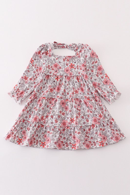 KIDS - Pink Floral Dress - Baby/Toddler
