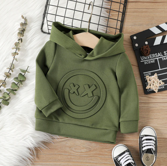 KIDS - Smile Graphic Hoodie - Baby/Toddler