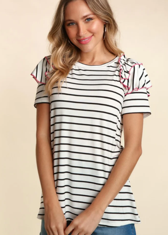 Make Your Choice Striped Top