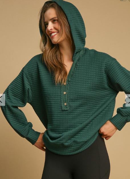 Enjoy The Ride Pullover - Evergreen