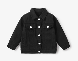 KIDS - Black Denim Jacket - Toddler/Kids