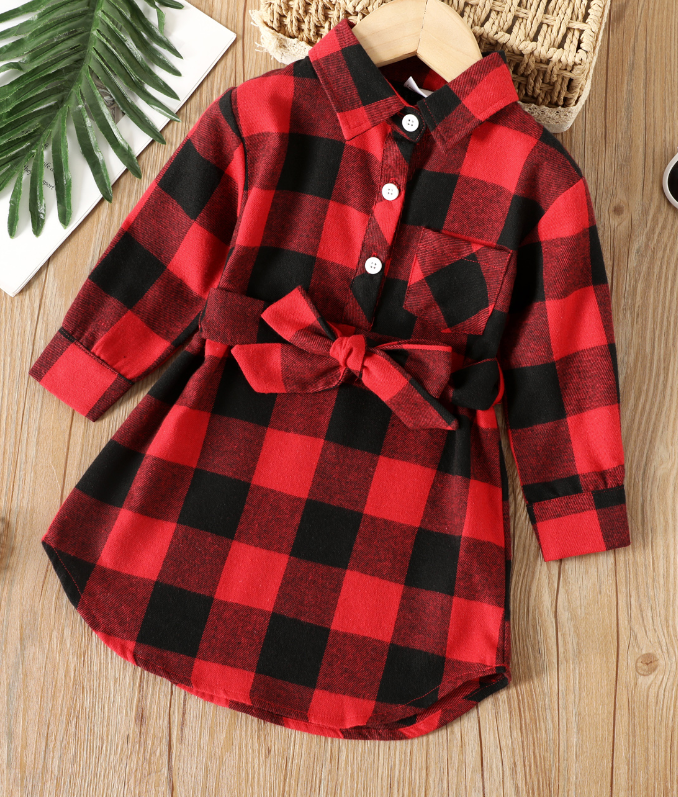 KIDS - Buffalo Plaid Dress - Kids