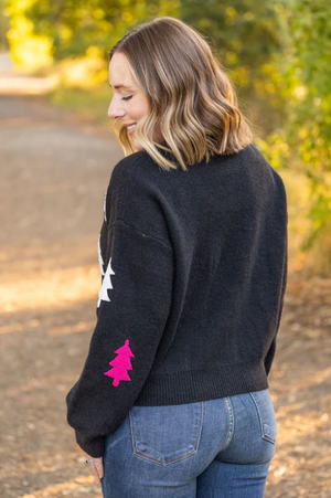 Festive Bright Tree Sweater